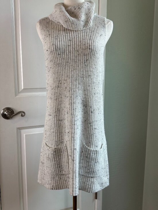 Leith Dresses & Skirts - Bundle 2/$30! Leith Sleeveless Cowl Neck Sweater Dress Tunic Medium Oatmeal
